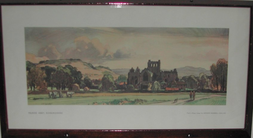 Melrose Abbey, Roxboroughshire
